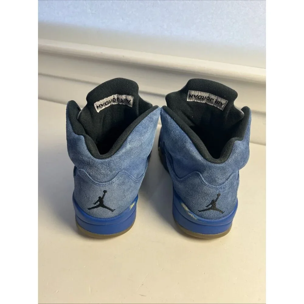 Nike Air Jordan 5‎ Retro 2017  Royal Blue Suede Men Us Size 8